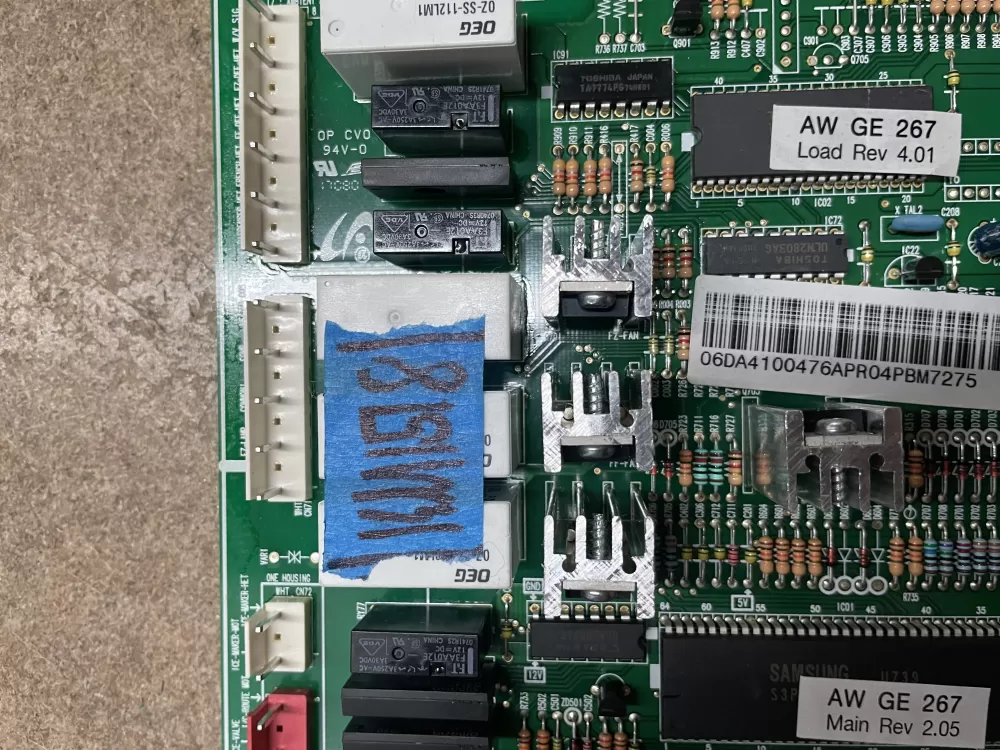 Samsung DA41-00476A Refrigerator Control Board AZ7636 | KM1518