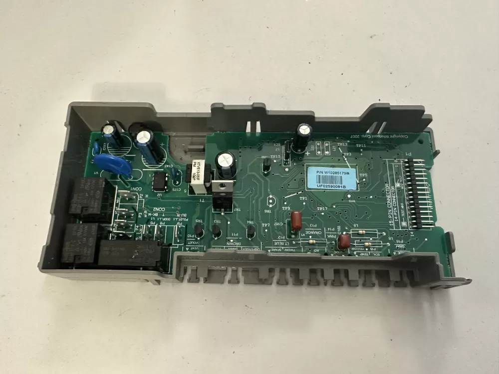 Whirlpool  Maytag  KitchenAid  Kenmore AP6018710 W10130968 W10208674 W10285179 WPW10285179 PS11752012 Dishwasher Control Board