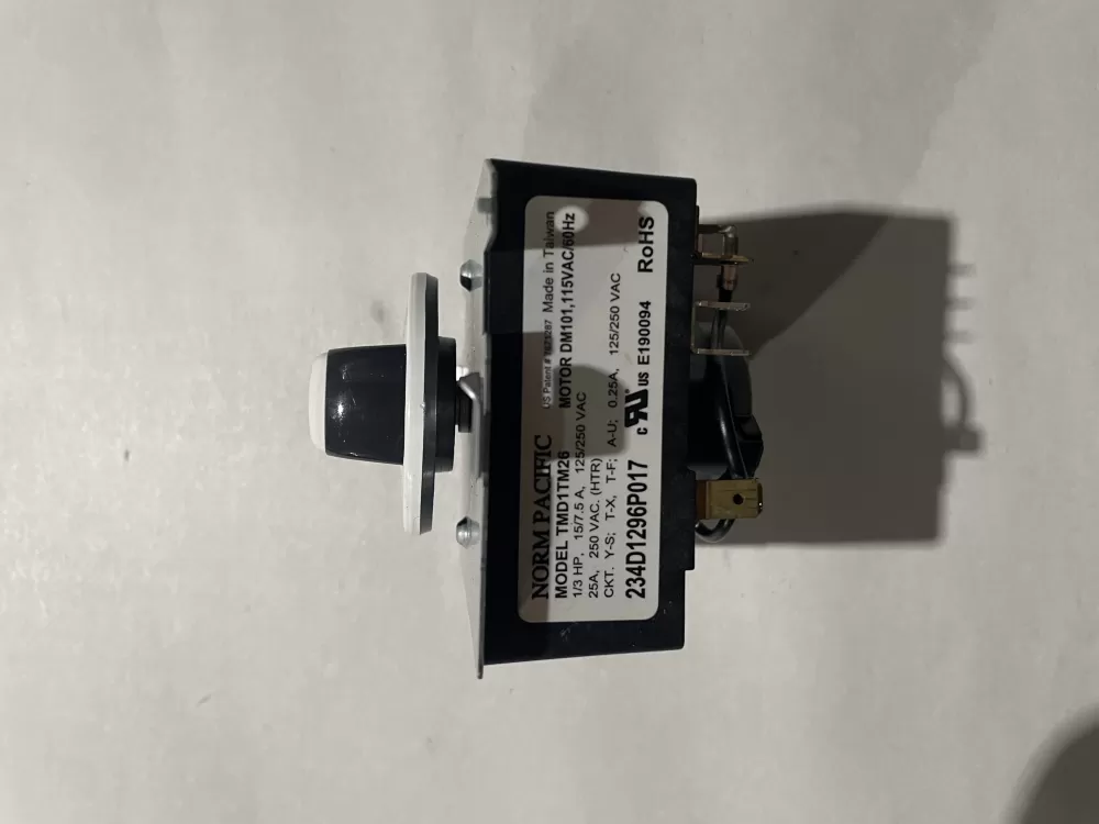 Kenmore  General Electric WE4M521 WE04X22654 PS11721520 234D1296P017 Dryer Timer