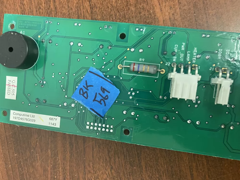 GE 197D4576G029 Refrigerator Control Board Dispenser AZ48148 | BK569