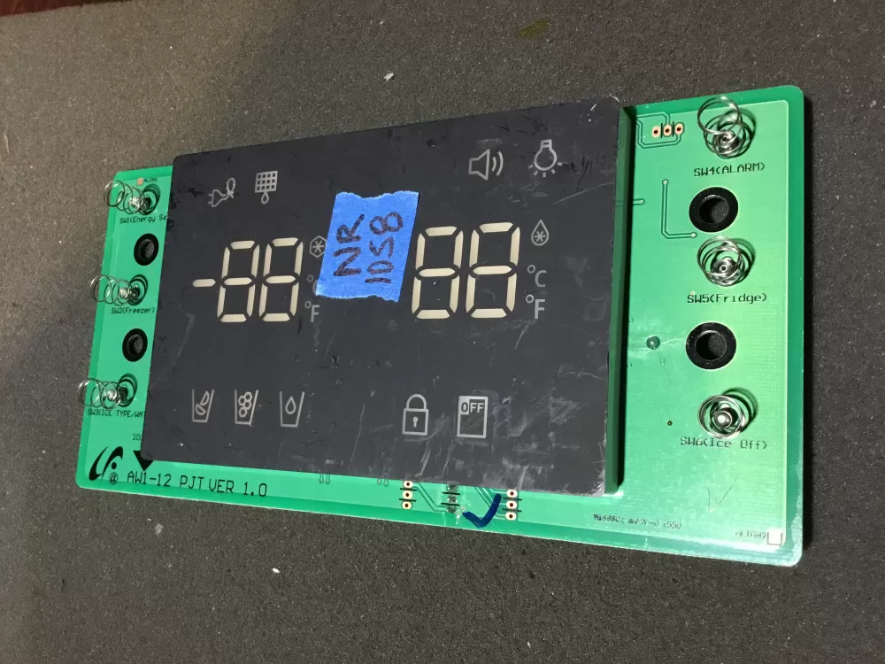Samsung DA92-00368B Refrigerator Dispenser UI Control Board  AZ85370 | NR1058