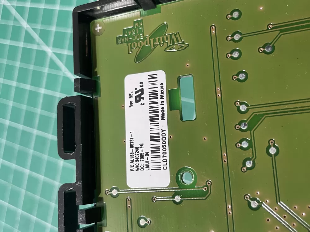 Kenmore 3407246 04 W10048200 Dryer LMUI W108200 Control Board AZ193439 | Wm605