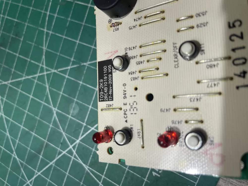 GE 2RC4B10191100 T09 2K9 Range Oven Control Board AZ192585 | Wm373