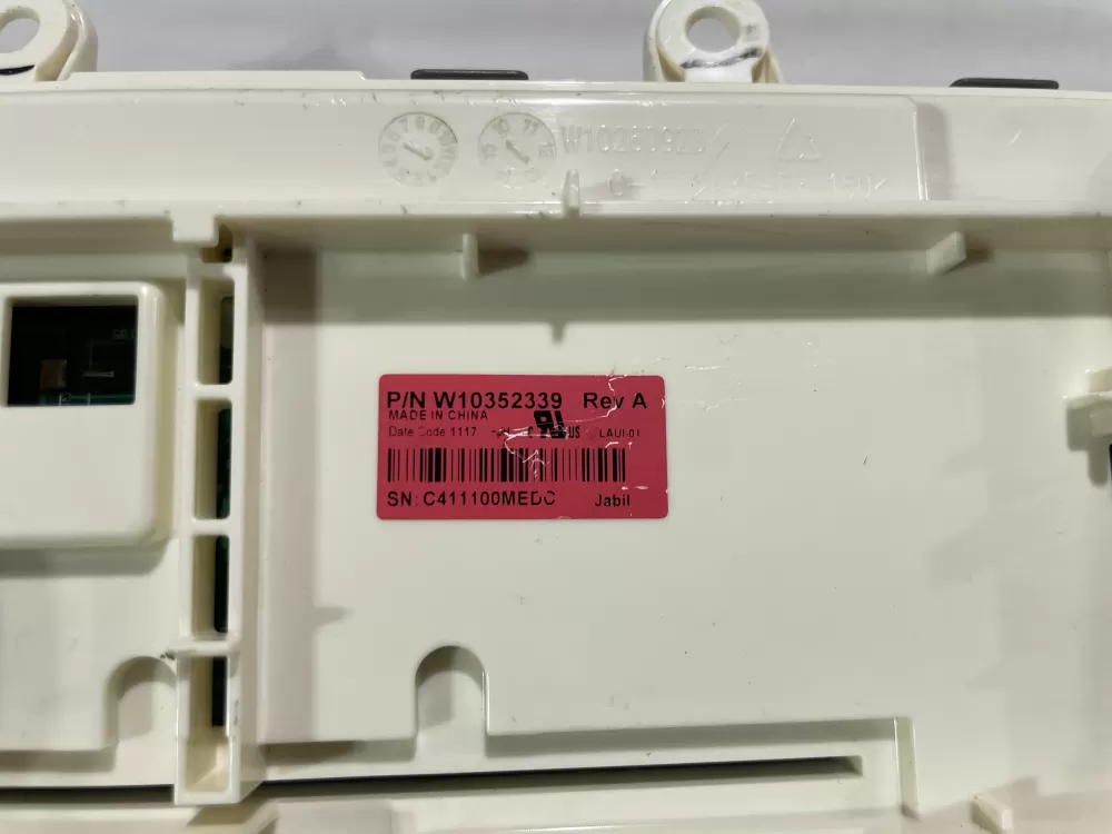 Whirlpool W10352339 Washer Control AZ159820 | Wm561