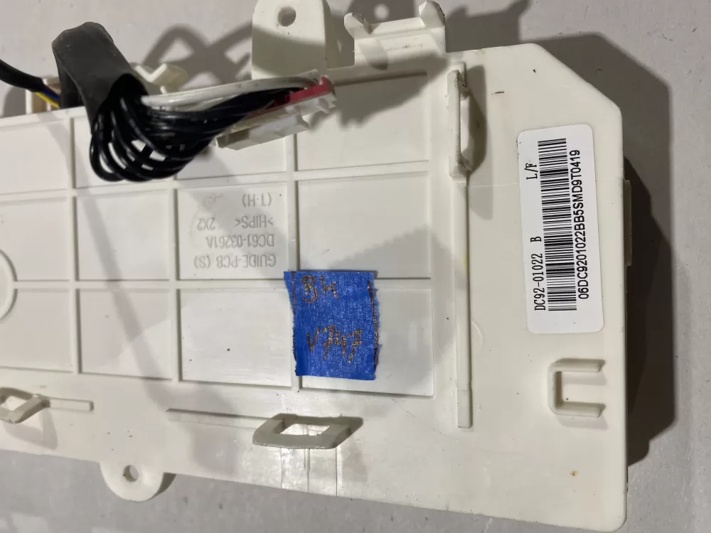 Samsung DC92 01022B DC9201022B Washer Control Board AZ140949 | BKV747