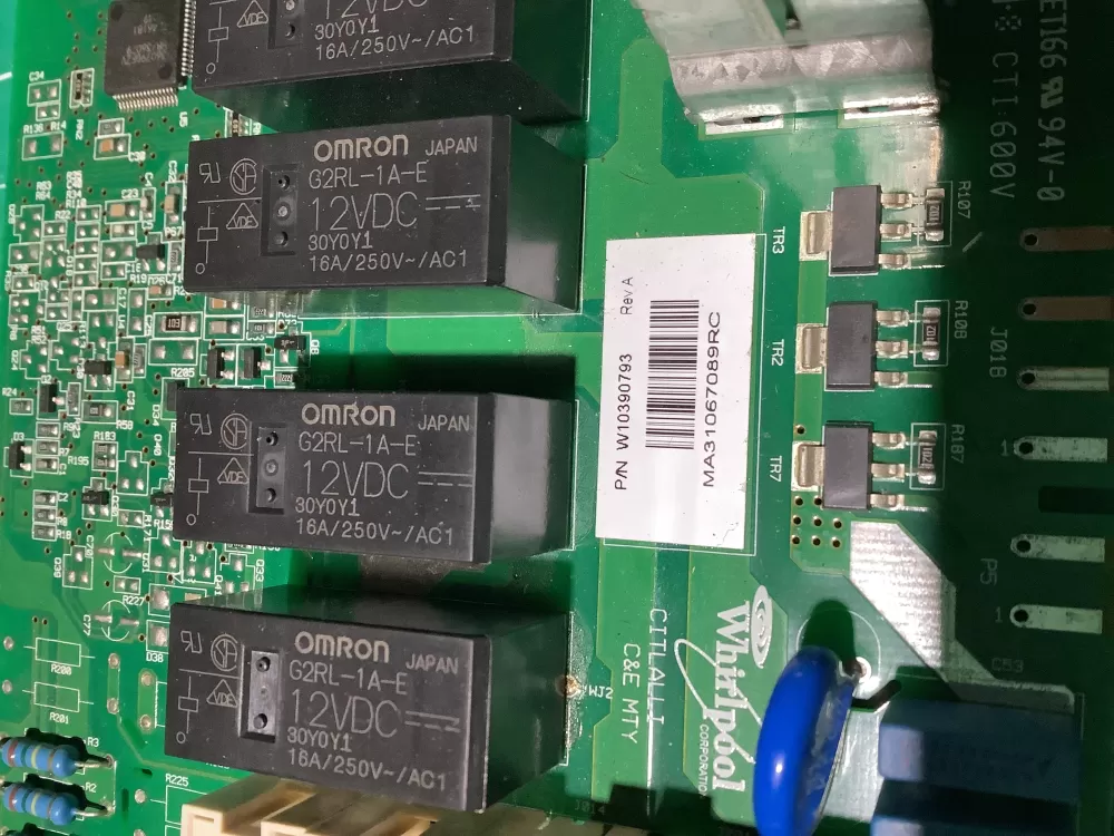 Whirlpool W10390793 Washer Control Board AZ129512 | NR2323