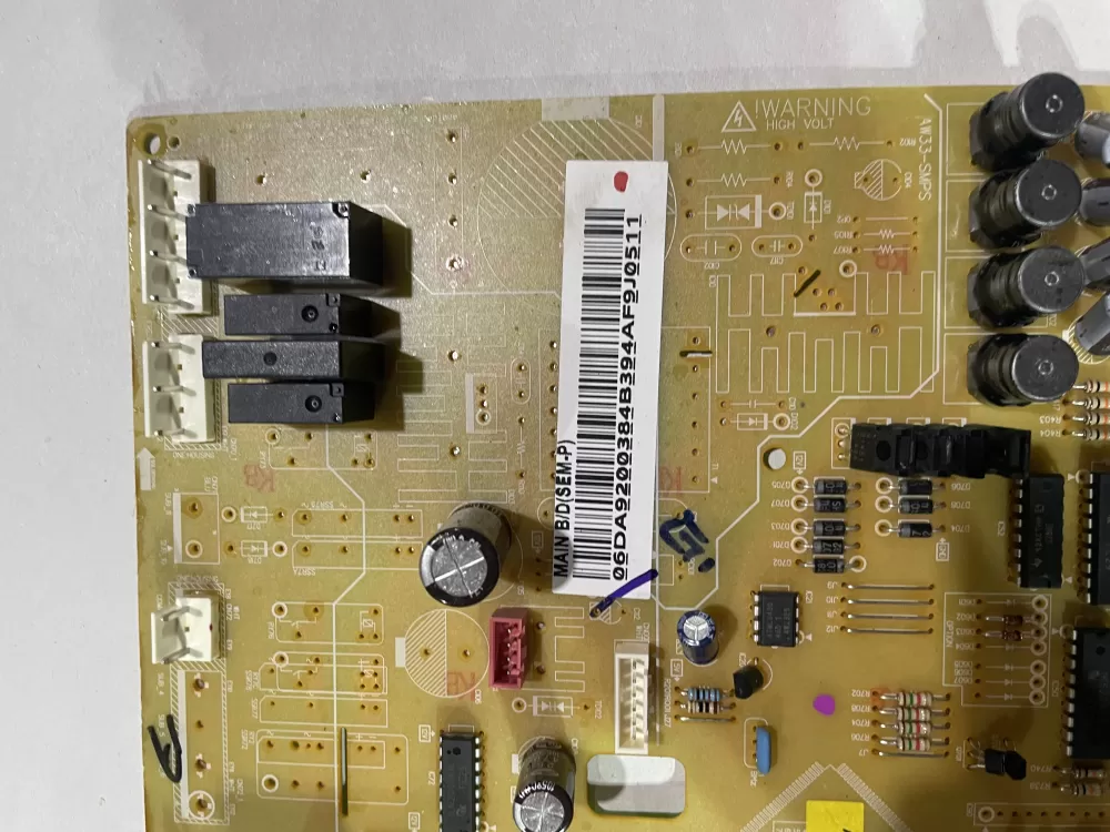 Samsung DA92-00384B DA41-00750B Refrigerator Control Board AZ151592 | KM1852
