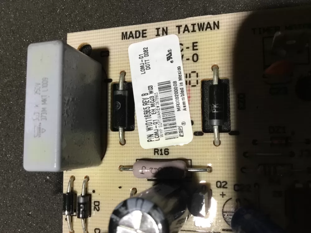 Whirlpool Kenmore W10116565 8546229 Dryer Control Board AZ85039 | NR744