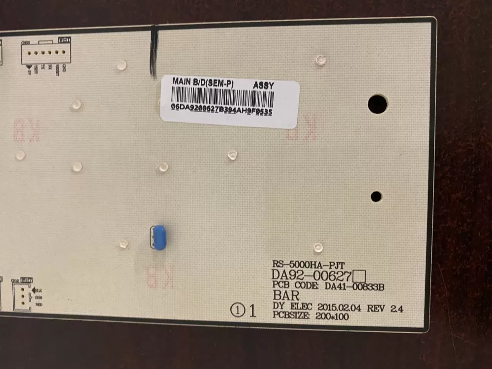 Samsung DA92 00627B Refrigerator Control Board Dispenser AZ32962 | BK1682