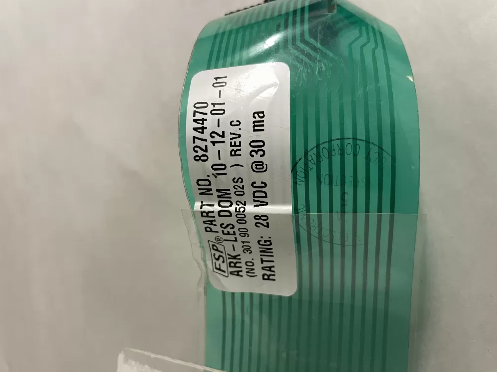 Kenmore 8274470 Dryer Control Panel AZ204991 | Wmv911