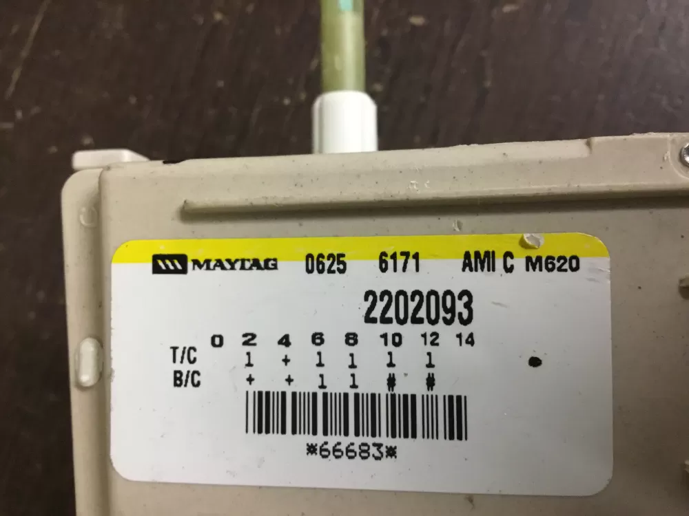 Amana Maytag 2202093 Washer Timer AZ7293 | NR479