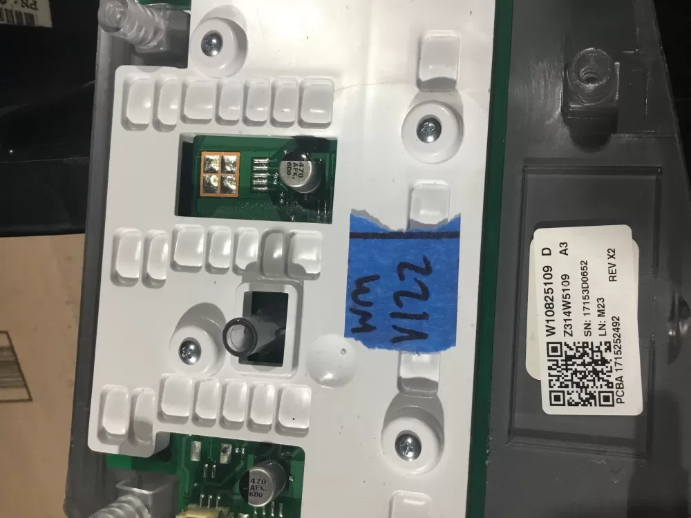 Whirlpool W10640072 W10825109 W10911021 PS11769764 Washer Control Board Panel