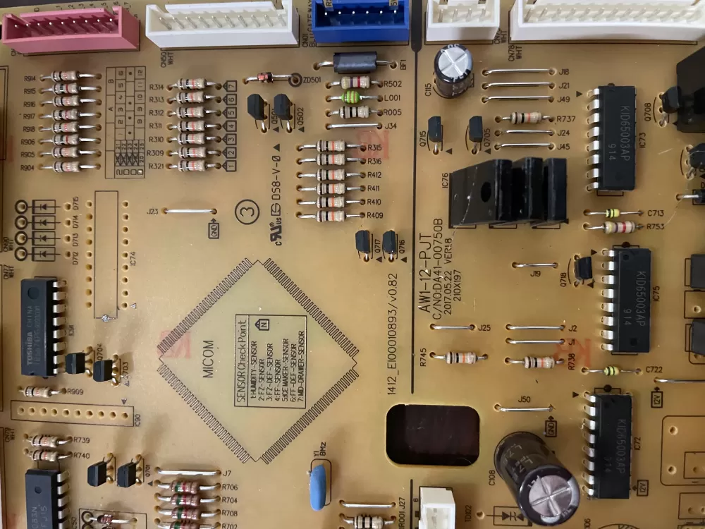 Samsung DA94 02663F Refrigerator Control Board AZ57313 | KM2053