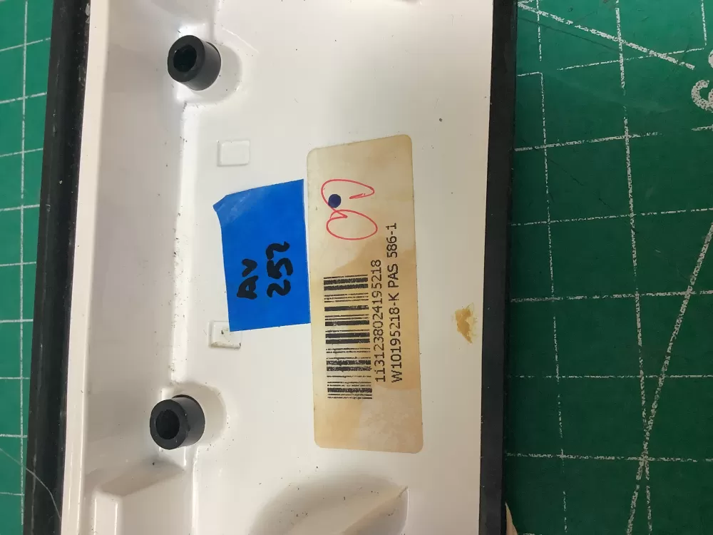  Whirlpool W10195218 dishwasher control panel AZ226787 | ARV252