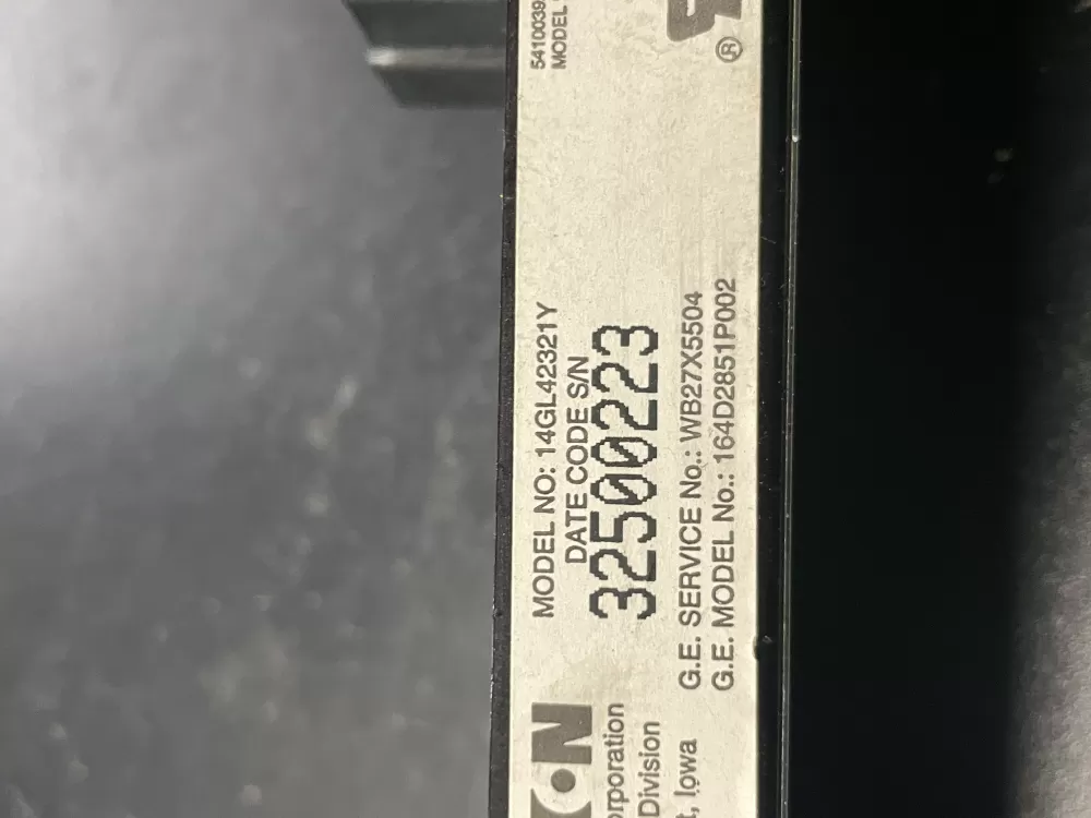 Kenmore Hotpoint WB27X5504 164d2851r002 Range Control Board AZ15069 | 797