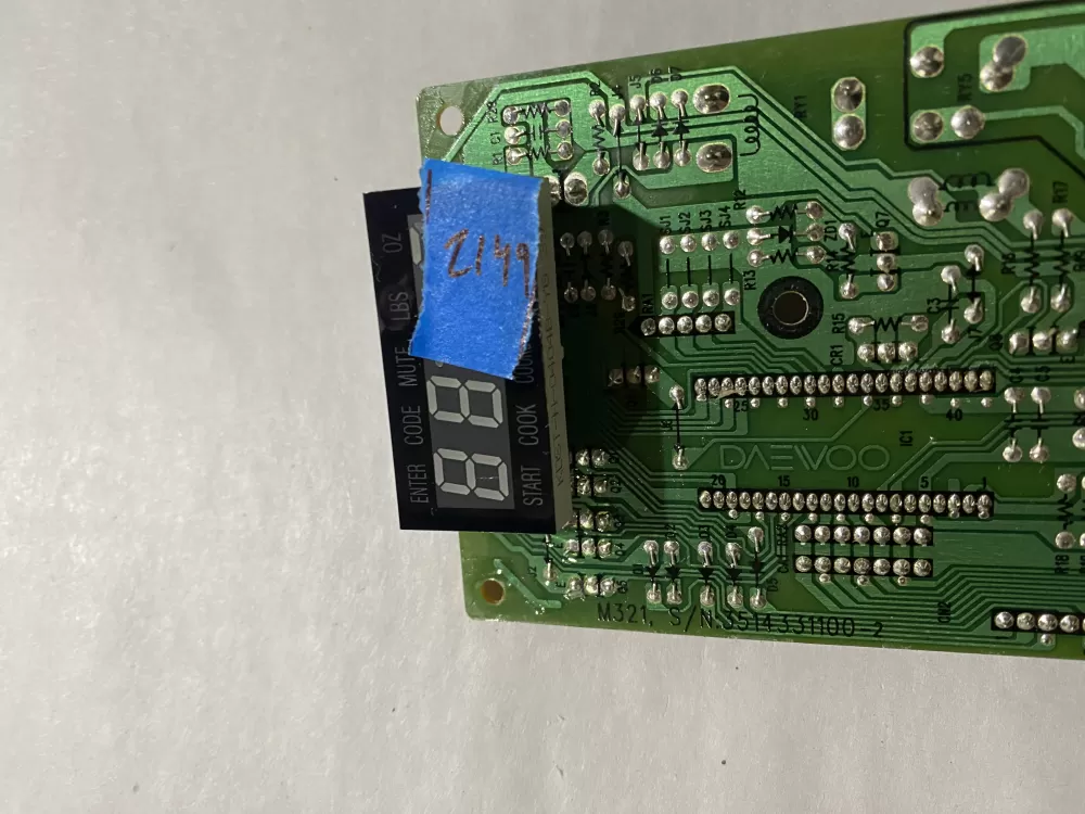Magic Chef 3514331100-2 Microwave Control Board AZ193288 | BK2149