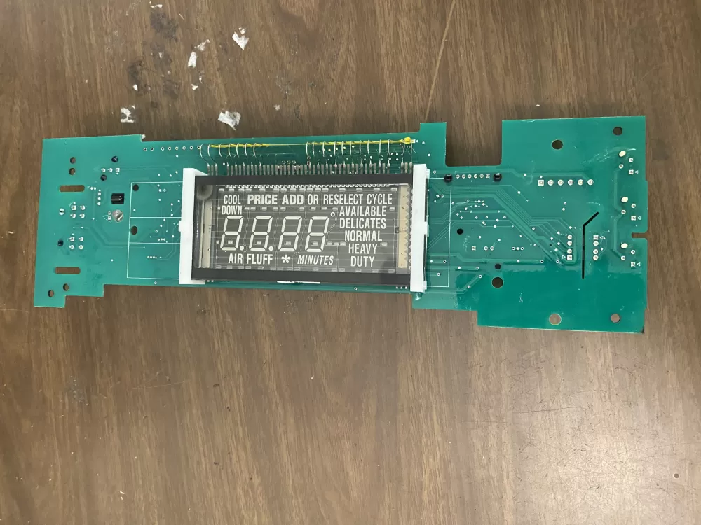 Whirlpool W10852653 Washer Control Board LCD Display Interface AZ56049 | BK1989