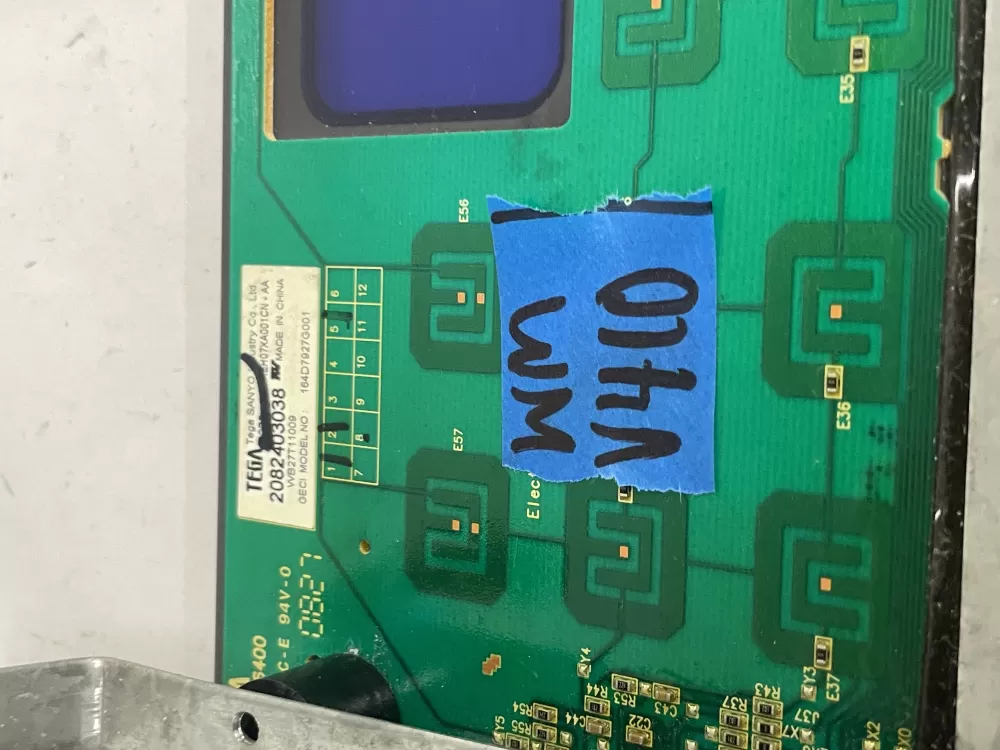 164D7927G001 GE Range Touch Panel