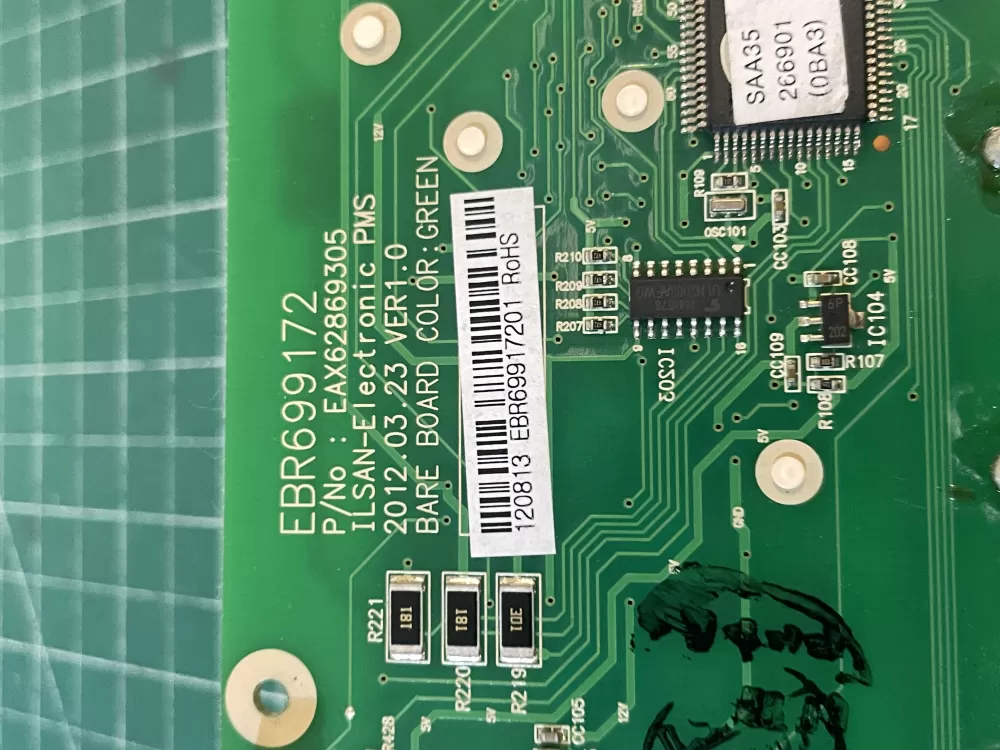 LG Kenmore EBR69917201 Refrigerator Control Board AZ200827 | Wm2153