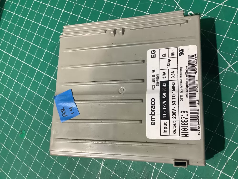 Whirlpool W1089391 Refrigerator Compressor Inverter Control AZ197337 | AR14