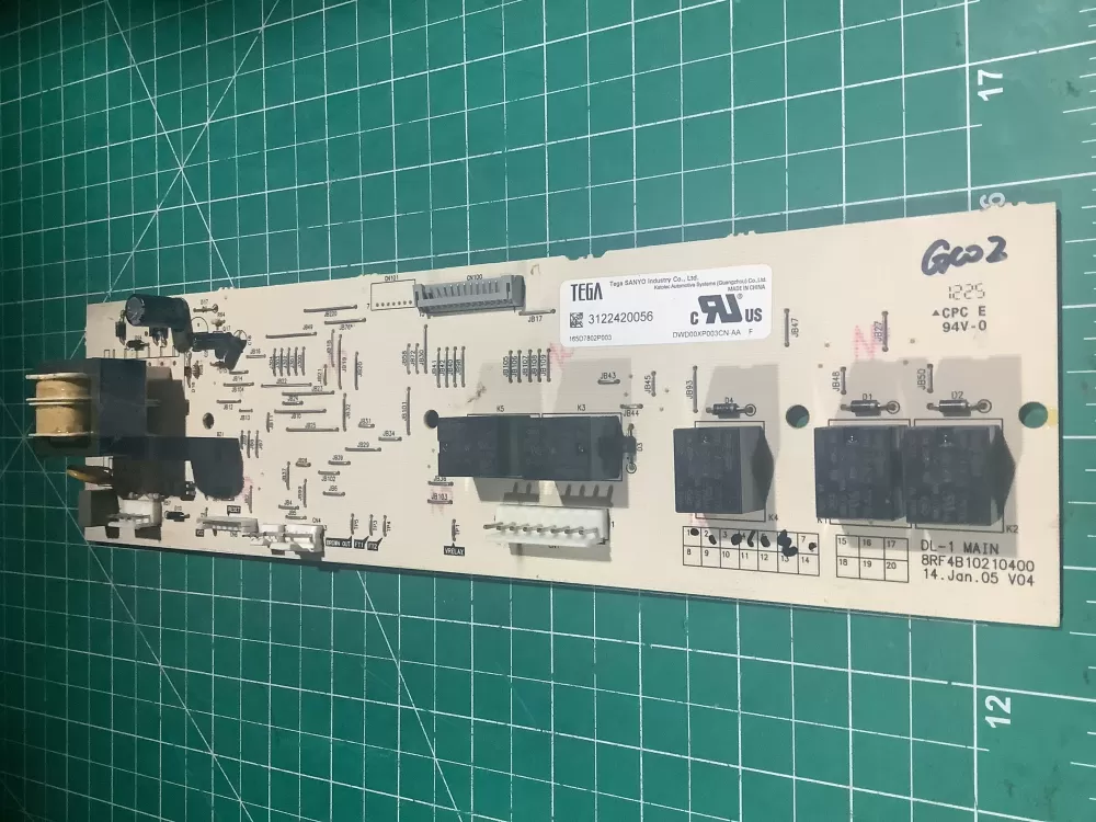 GE 165D7802P303 Dishwasher Control Board AZ136879 | AR620