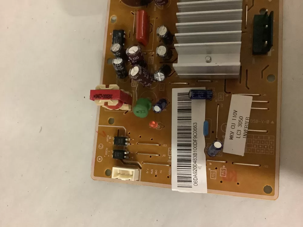 Samsung 00483b Da41 00822a Refrigerator Control Board Inverter AZ208421 | ZC1056