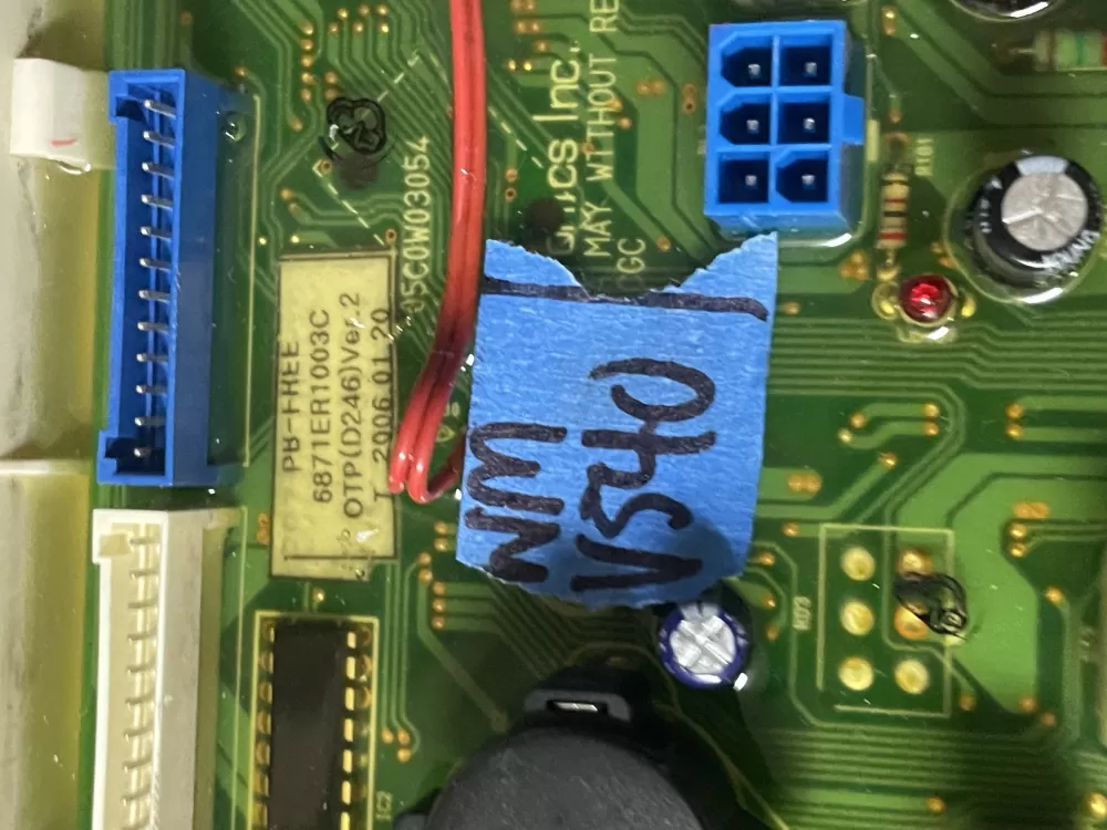LG Kenmore 6870EC9203A 6871ER1003C Washer Control Board AZ51379 | Wmv540