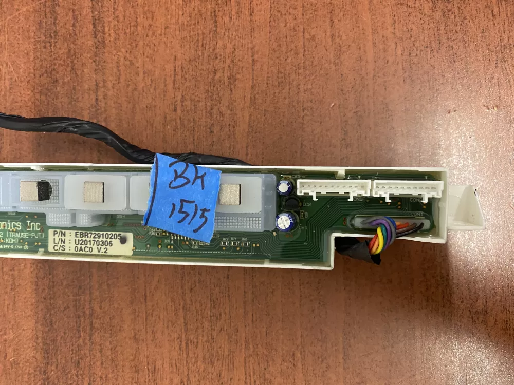 LG EBR72910205 Dishwasher Control Board AZ47871 | BK1515