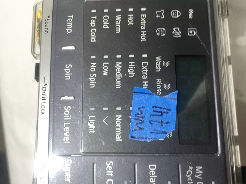 Samsung DC92-01802C UI Control Board AZ137699 | Wmv741