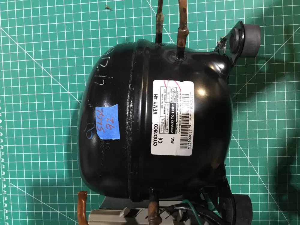 Electrolux Vemy4h Refrigerator Compressor AZ150346 | SL72