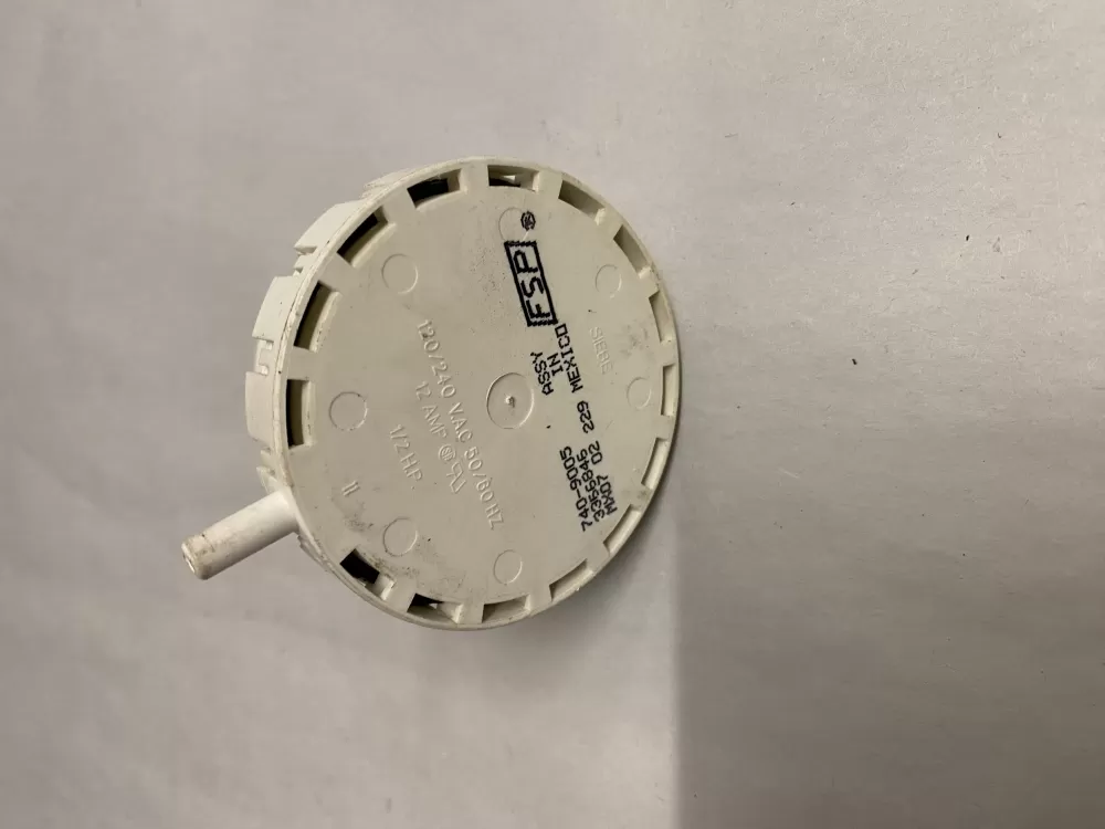 Whirlpool  Kenmore  Roper  Estate AP4566382 1617123 3366846 W10335056VP W10335056 PS3408073 Washer Pressure Switch