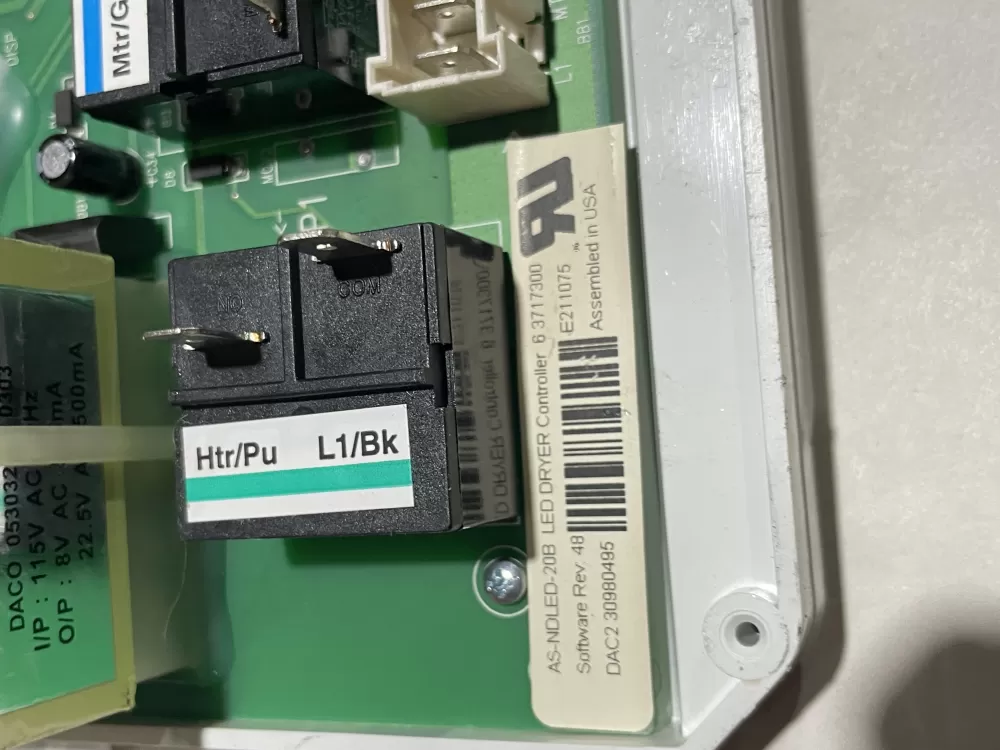 Whirlpool Maytag Dryer Control Board 6 3717300 63717300 AZ141421 | Wm2349