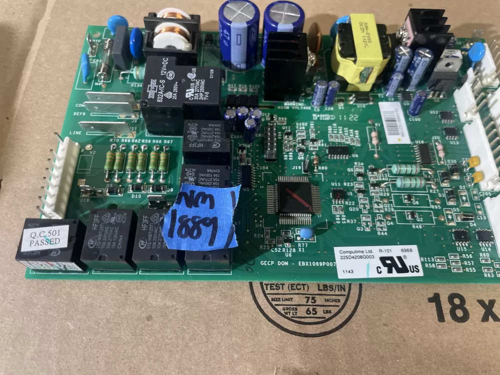GE 225D4208G003 EBX1069P007 Refrigerator Control Board AZ96079 | Wm1889