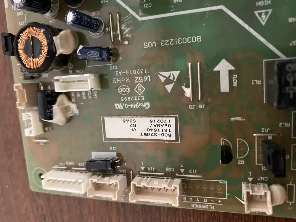 1890561 / B03031223 BCD-326WT Fridge Main PCB Power Control AZ27531 | BK245