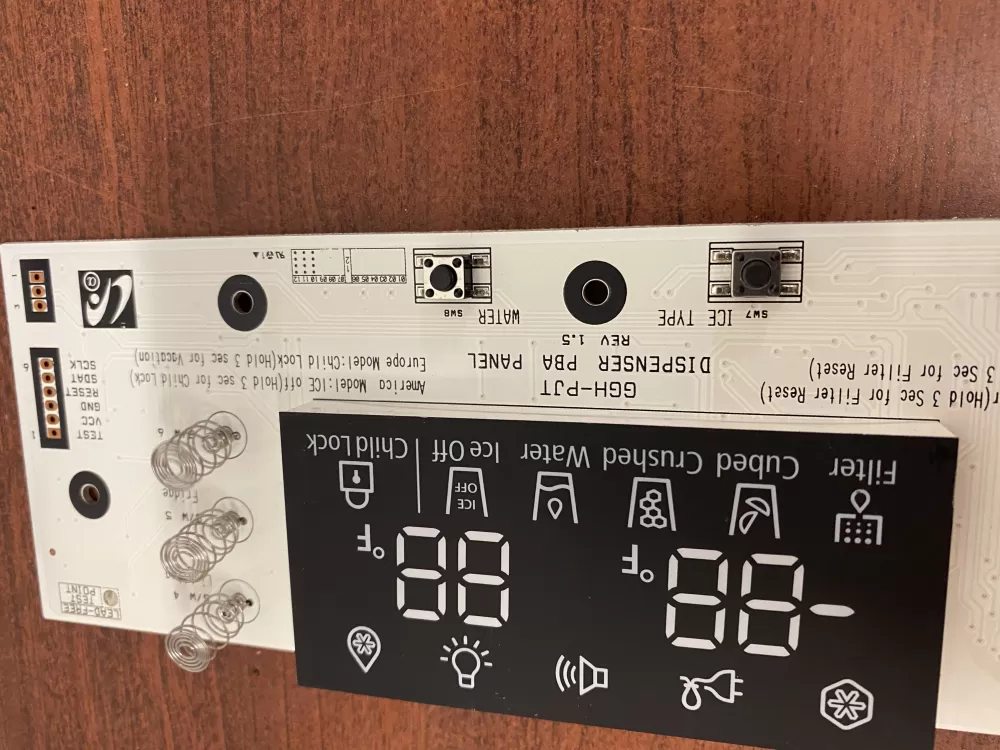 Samsung DA41-00522A Refrigerator Dispenser Control Board AZ38035 | BK395