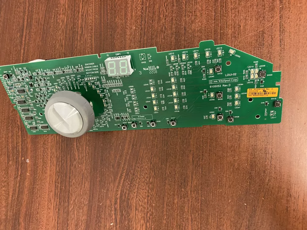 Whirlpool W10051168 Washer Control Board