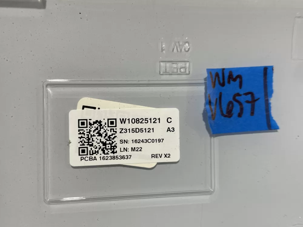 Whirlpool Maytag W10783693 W10825121 Dryer Control Board Panel AZ156078 | Wmv657