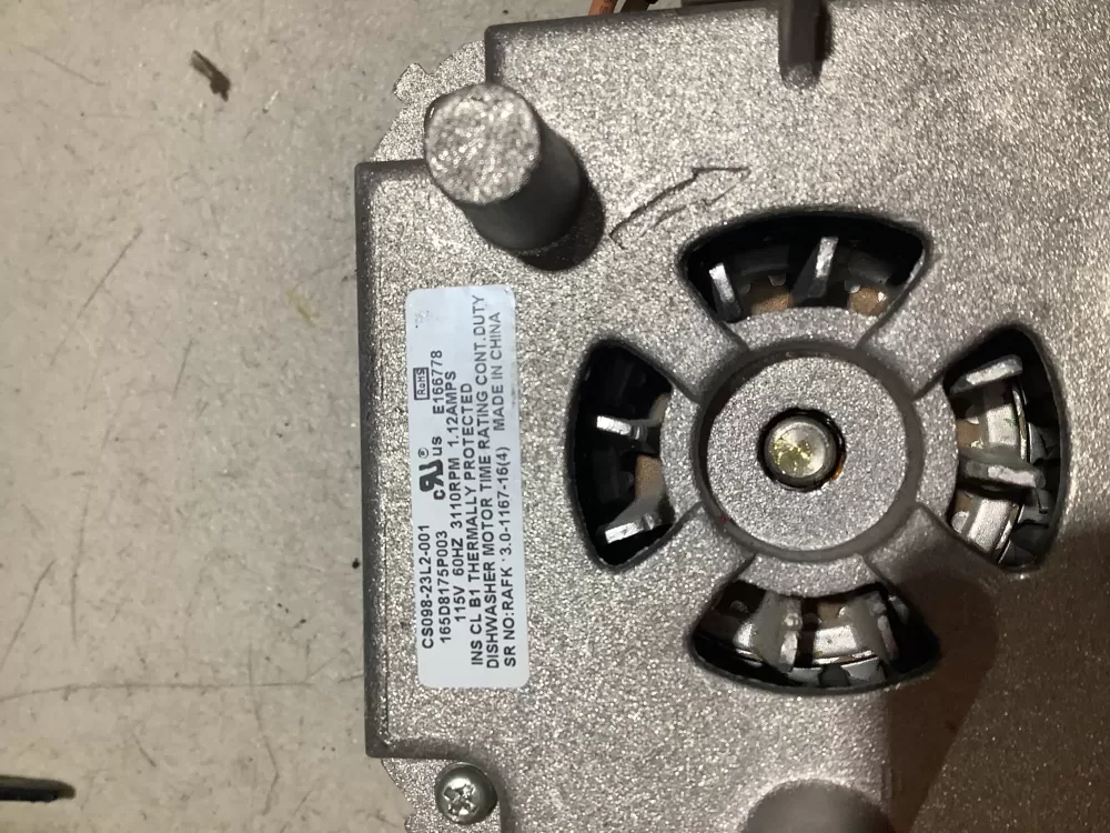 GE 165D8175P003 Dishwasher Motor