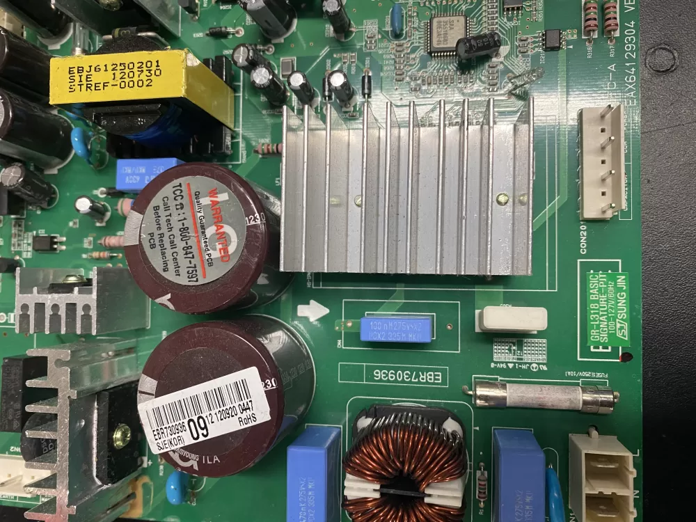 LG Kenmore EBR73093601 EBR73093606 Refrigerator Control Board AZ15293 | BK666