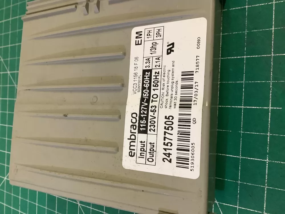 Refrigerator Inverter Board VCC3 1156 QA F 06 241577505 AZ198113 | NR2766