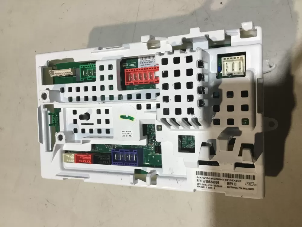 Whirlpool AP5951723 W10634026 PS10056798 W10634026 D Washer Control Board