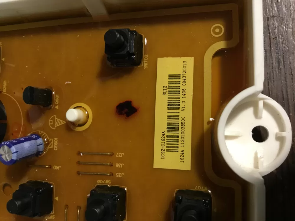 Samsung DC92 01624A Washer Control Board AZ38943 | NR31