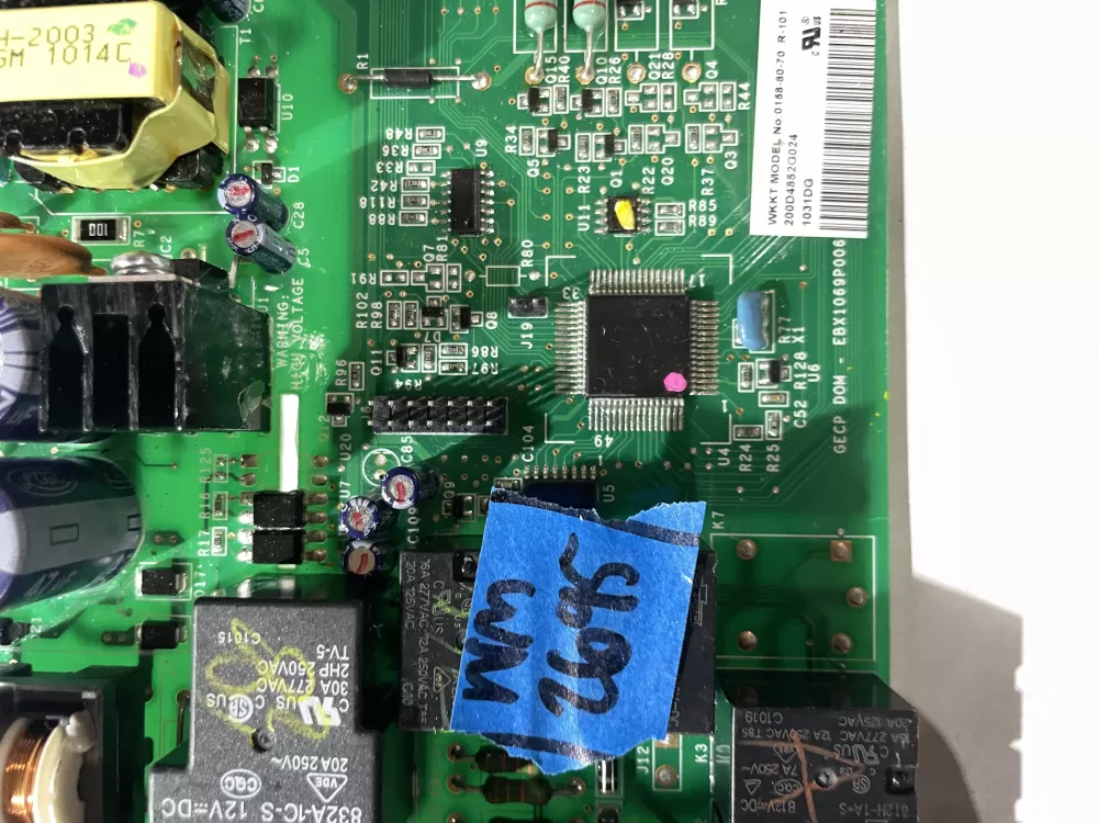 GE 265D1462G502 WD21X24900 Dishwasher Control Board AZ201614 | Wm2695
