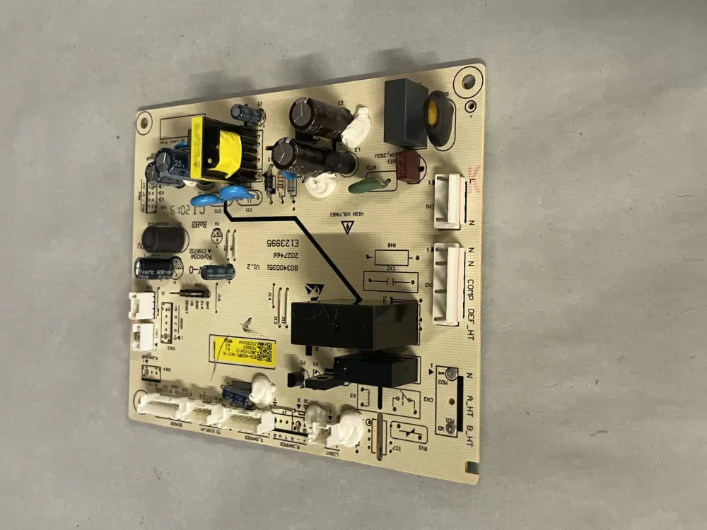 GE  Hotpoint 20200604 Washer Control Board Damper Vent Gray