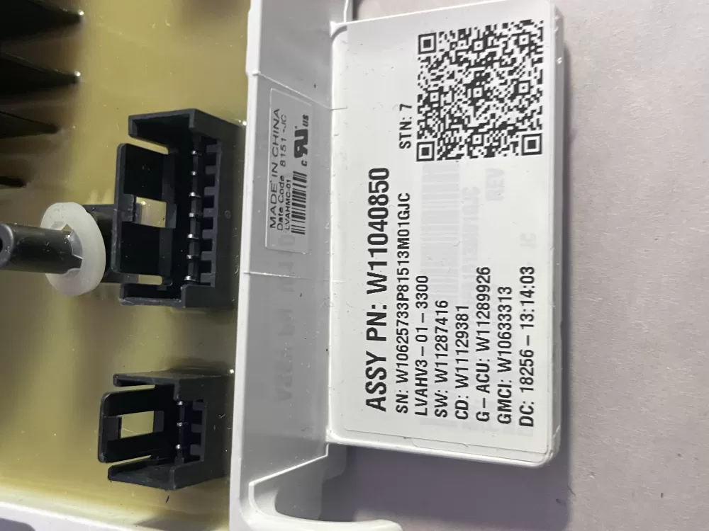 Whirlpool W11130238 W11040850 Washer Control Board AZ197171 | Wmv889