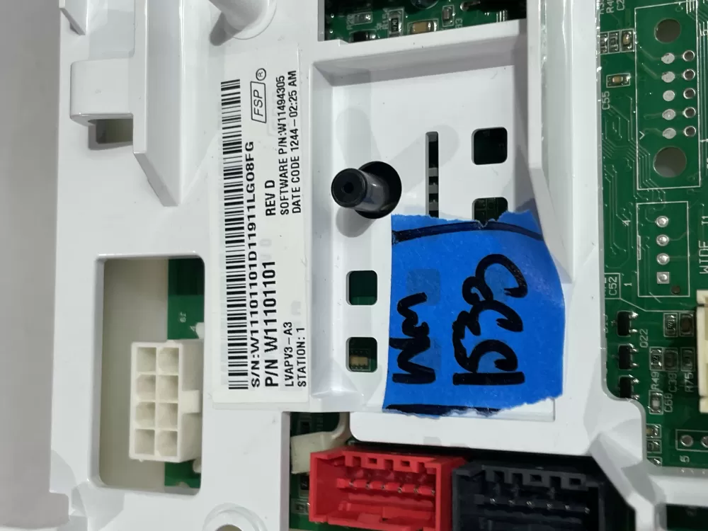 Whirlpool AP6285268 W11101101 W11170319 Washer Control Board AZ190729 | Wm1533