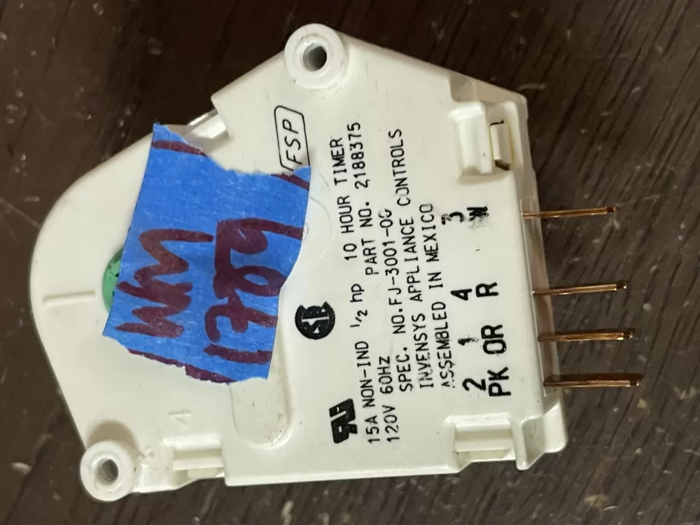 Whirlpool Kenmore W10822278 Refrigerator Defrost Timer AZ48688 | Wm1789