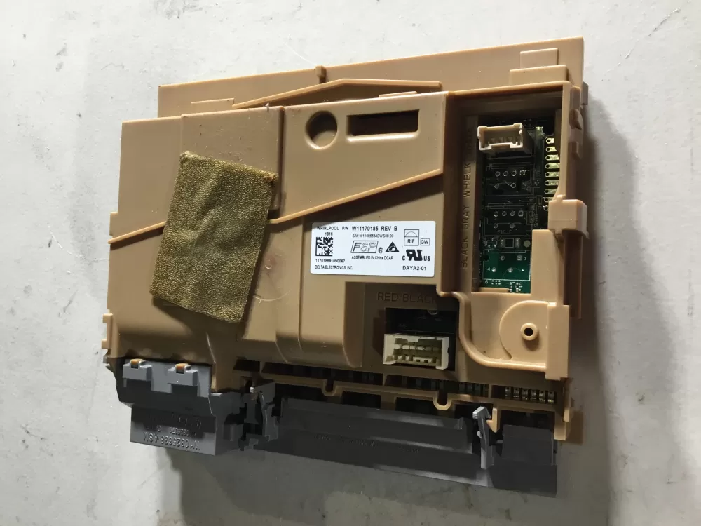 Whirlpool  KitchenAid W10913613 W10913615 W11087215 W11087217 W11170185 W11170187 W11227804 W11227810 W11305305 W11305307 W11339450 W11339456 W11353076 W11353078 W11341628 PS12744960 Dishwasher Control Board