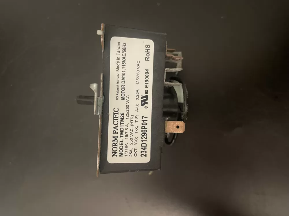 Kenmore  General Electric WE4M521 WE04X22654 PS11721520 234D1296P017 Dryer Timer