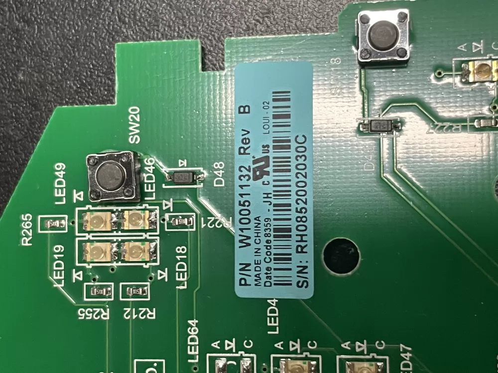 Whirlpool W10051132 W10051134 WPW10051132 Washer Control Board AZ11817 | 705
